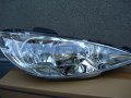 ляв фар за пежо206 с бял рефлектор, снимка 1