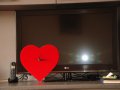 Отстъпка от78 лв-стенен часовник сърце. Подарък за Свети Валентин , снимка 3