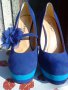 обувки в два цвята  , снимка 1 - Дамски обувки на ток - 11528191