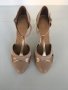 Естествена кожа бежови обувки mint&berry номер 39, снимка 4
