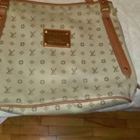 Дамска чанта Louis Vuitton-велурена, снимка 1 - Чанти - 21237617