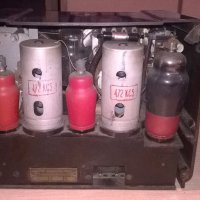 антика-бакелитово-лампово радио-внос франция, снимка 4 - Ресийвъри, усилватели, смесителни пултове - 19440136