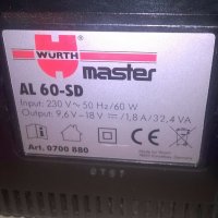 wurth master al-60sd-germany-9.6-18v charger-внос швеицария, снимка 12 - Други инструменти - 19066192