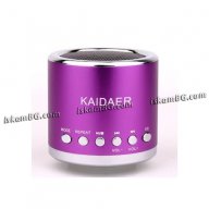 Мини MP3 тонколонка с радио FM / KD - MN02 KAIDAER /, снимка 3 - Радиокасетофони, транзистори - 13394495