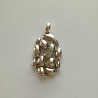 Сребърна висулка - сребро проба 925, снимка 1 - Колиета, медальони, синджири - 23056208