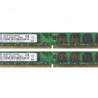 РАМ Памет с ниска плътност за Intel процесор 4GB 2x2GB DDR2 800MHz RAM PC2 6400U CL6 DIMM -Desktop-п