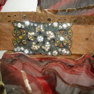Невeроятен декориран колан за дънки"Маrk" by M J leather / естествена кожа , снимка 4 - Колани - 14567413