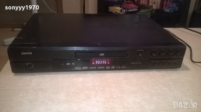 ЗАЯВЕНО-denon dvd-1920 super audio cd/dvd gold out-внос швеицария, снимка 1