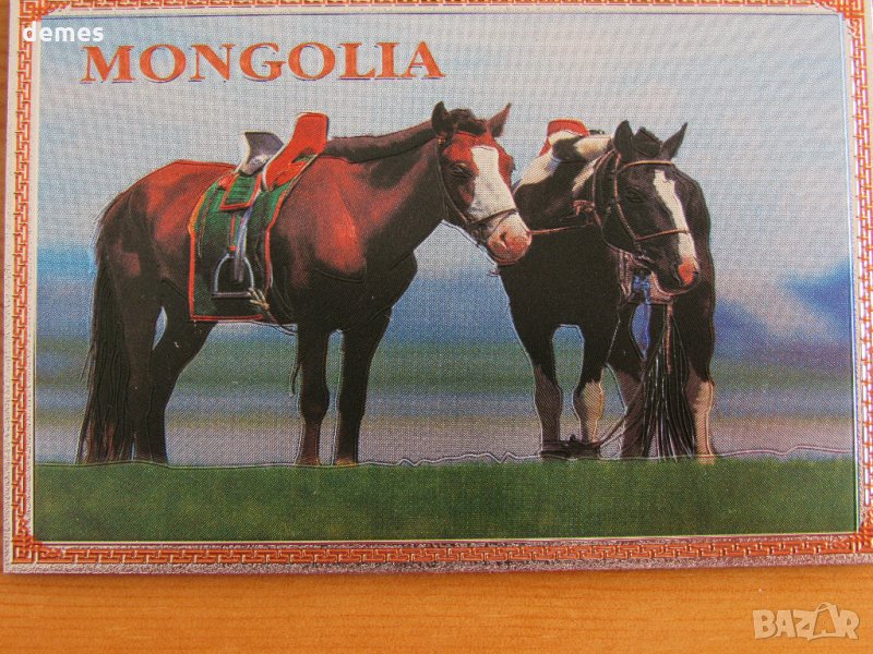  Голям автентичен магнит от Монголия-серия-1, снимка 1