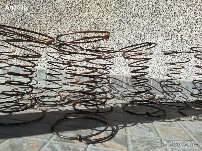 Големи винтидж пружини за декорация, арт проекти, шаби шик, снимка 1