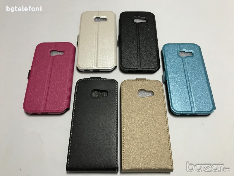 Samsung Galaxy A3 2017 калъф тип тефтер със силиконово легло, снимка 1