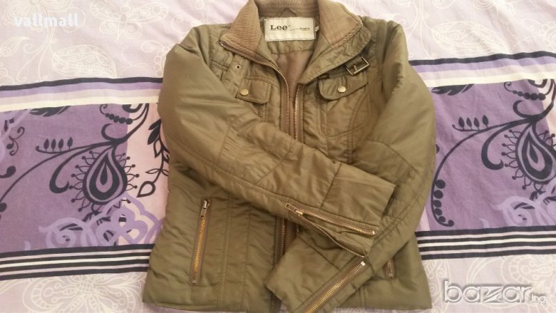 Дамско яке LEE -маслинено зелено, снимка 1