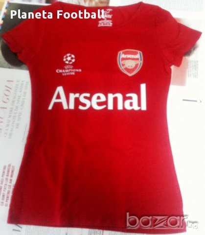  Дамска Фен тениска на Арсенал с Ваше Име и Номер!Arsenal London за всички дами фенове на Артилерист, снимка 2 - Тениски - 8650824