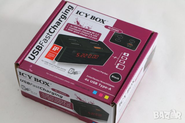 USB зарядна станция, 4 порта, зареждане, Германия, снимка 6 - USB кабели - 24908930