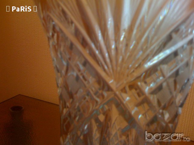 Кристална ваза, снимка 2 - Вази - 10800595