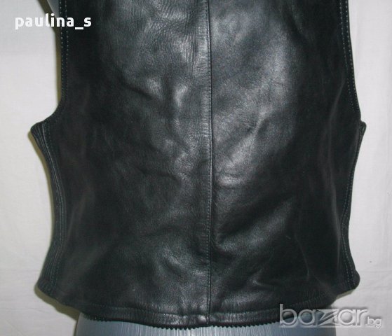 Motorbyke vest eлек kорсет от естествена кожа" Akito"leathers / рокерски елек от естествена кожа , снимка 4 - Други - 14721727