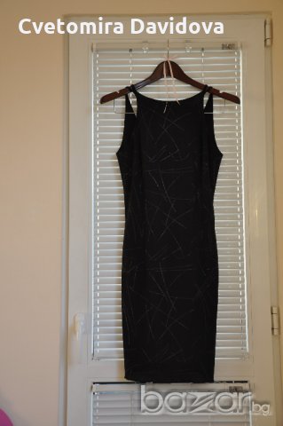 Дамска вечерна черна рокля, снимка 2 - Рокли - 18379529