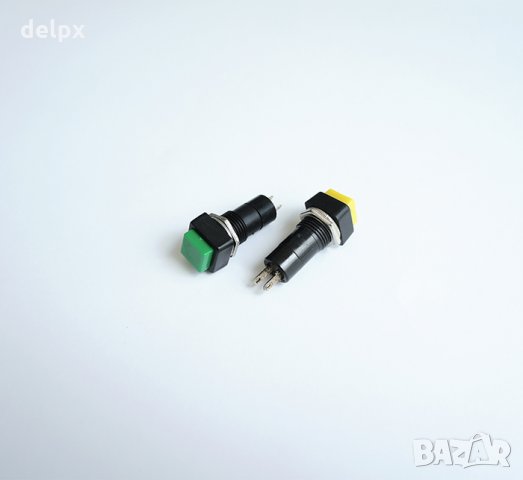 Бутон незадържащ НО 250V 1A Ф12mm, снимка 1