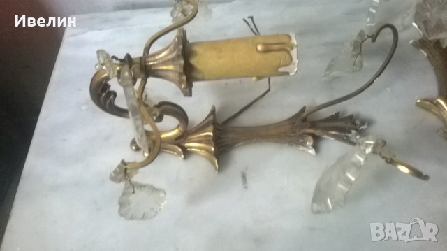 два барокови аплика за стена, снимка 2 - Лампи за стена - 25654718