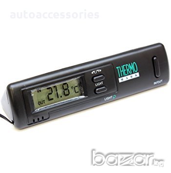 Термометър, дигитален за измерване на външна и вътрешна температура, -50°C до +70°C, със сонда