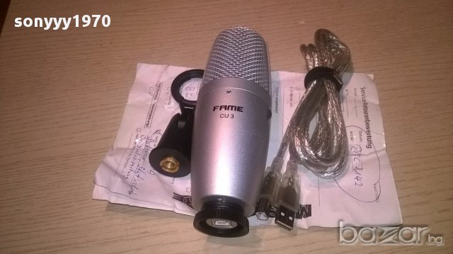 Fame cu3 микрофон-внос швеицария, снимка 2 - Микрофони - 15565341