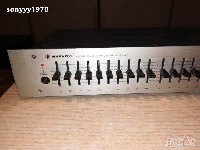 monacor ge-206a equalizer-made in taiwan-внос швеицария, снимка 14 - Ресийвъри, усилватели, смесителни пултове - 21638848