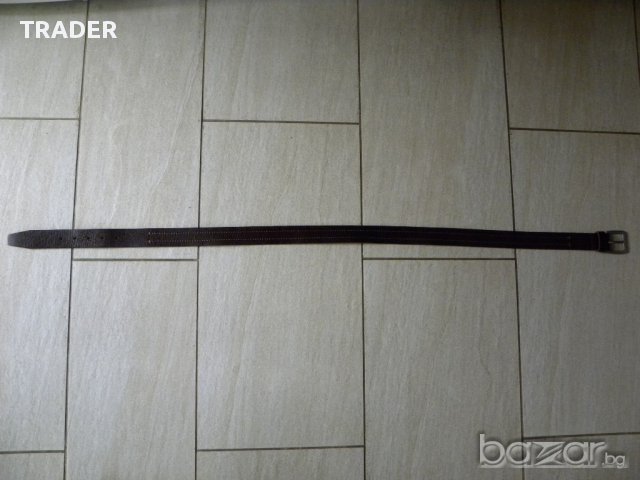   Тъмно кафяв колан 100%  естествена кожа Linea Vero, снимка 6 - Колани - 14211483