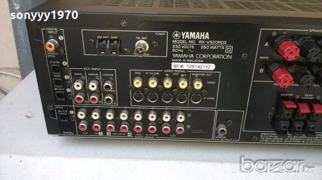 yamaha rx-v520rds-receiver за ремонт-внос швеицария-TM, снимка 12 - Ресийвъри, усилватели, смесителни пултове - 18677846