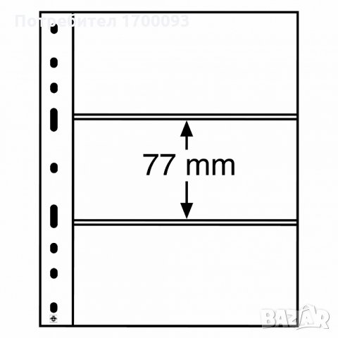 Резервни листи за албуми OPTIMA за банкноти - всички размери , снимка 4 - Нумизматика и бонистика - 24178852