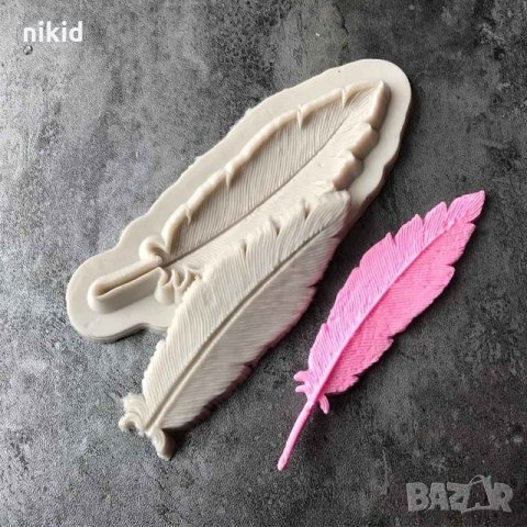 3D 2 части перо силиконов молд силиконов молд форма за декор украса торта фондан шоколад и др 