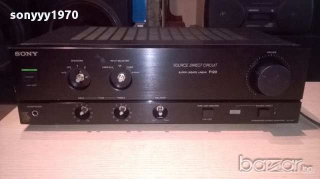 sony ta-f120a-amplifier-made in japan-внос швеицария, снимка 5 - Ресийвъри, усилватели, смесителни пултове - 14592358