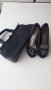 Сатенени обувки, 38 +сатенена чантичка, снимка 1 - Дамски обувки на ток - 17837861