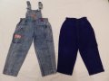 Дънков гащеризон + джинси за момче-2-3 години, снимка 1 - Детски панталони и дънки - 11188428
