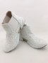Дамски обувки Botineli White/silver, снимка 1