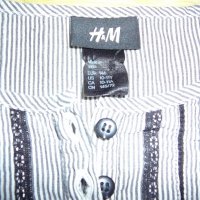 Блуза с къс ръкав Н&М, размер ХS, снимка 5 - Ризи - 18970591