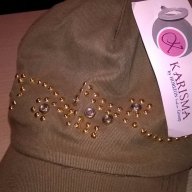 Karisma шапка-нова с камъни-внос швеицария, снимка 4 - Шапки - 14636210