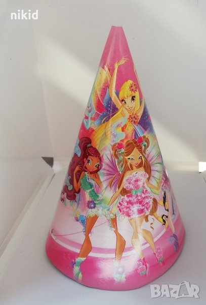Winx Уинкс кукли картонена Голяма парти шапки шапка рожден ден, снимка 1