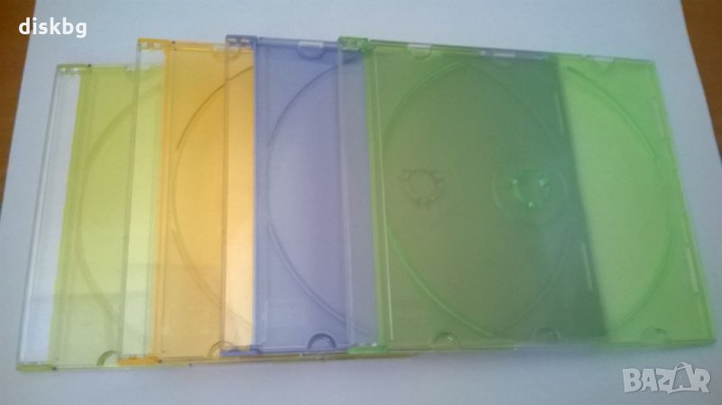 Кутия за CD slim цветна - CD BOX, нови кутии, снимка 1