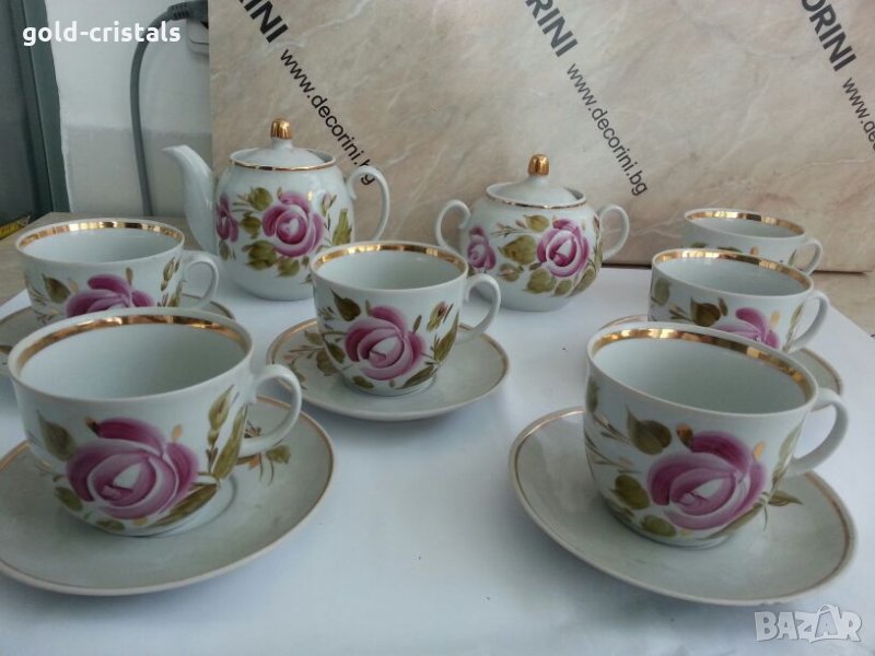 руски порцеланов сервиз за чай, снимка 1