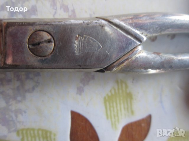 Уникална царска ножица ножици Герб Корона Коне, снимка 3 - Фризьорски столове - 25828594
