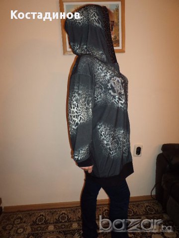  Луксозно яке - тип блузон, с качулка. ЗА ЦЕНИТЕЛИ!  Виж ципа!, снимка 5 - Якета - 17137119