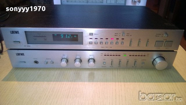 loewe sa 3480 stereo amplifier+loewe st 3280 synthesizer tuner-внос швеицария