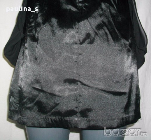 Уникална черна рокля / копринен сатен и органза / "YSL" , снимка 6 - Рокли - 18008668