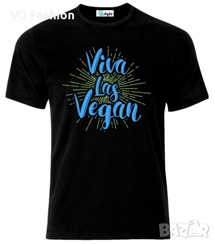 Мъжка тениска Viva Las Vegan , снимка 1