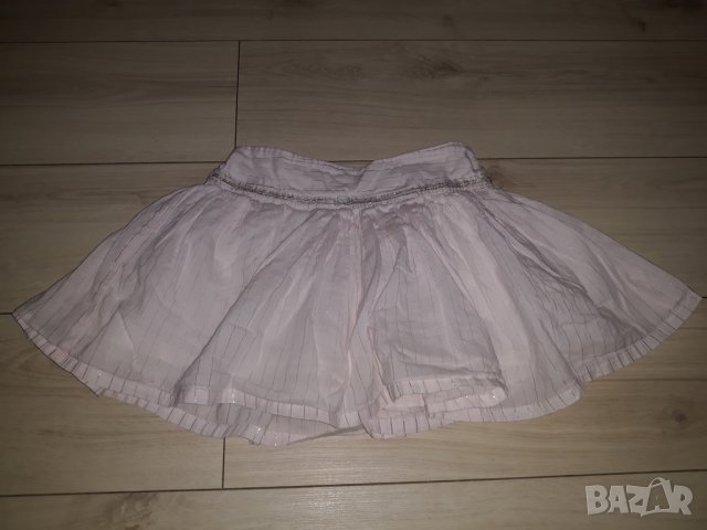 Детска розова пола с нишка ламе марка Kiki & Koko, снимка 2 - Детски рокли и поли - 24029812