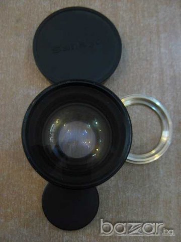 Телеконвертор японски за обективи / 52мм. х 0,75 / с преходник, снимка 4 - Обективи и филтри - 7663251