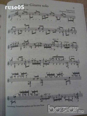 Книга "Zeitgenössische Gitarrenmusik - Heft 2" - 62 стр., снимка 5 - Специализирана литература - 15844676