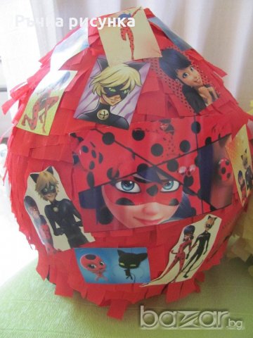 Голяма пинята 115см +маска и конфети  на цена от 10 ,готови за изпращане, снимка 7 - Декорация за дома - 18352757