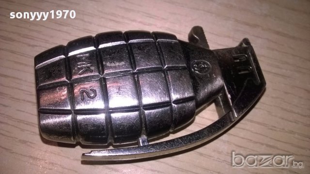 Мк2 ретро запалка-граната 7х4х2см, снимка 3 - Антикварни и старинни предмети - 17384092