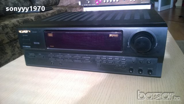 cat cs-907-av receiver-6 канала с активен изход за събуфер от швеицария, снимка 4 - Ресийвъри, усилватели, смесителни пултове - 8609722